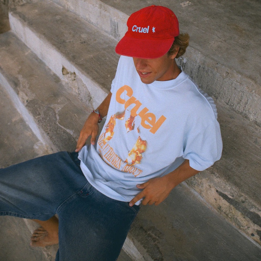 Cruel Pancake Blue tee